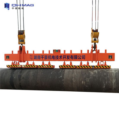 Default Yellow 1 Ton Electromagnetic Lifting Magnet For Bundled Bars