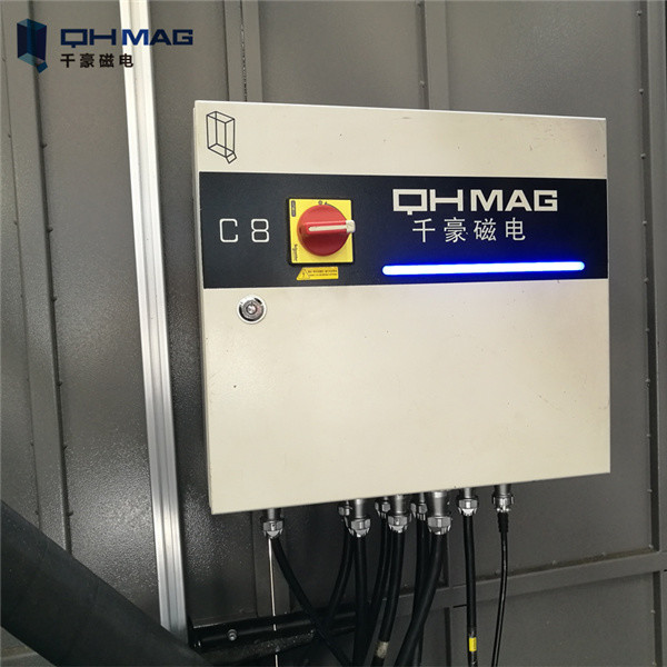 Alnico Magnetic Mold Clamping System 37mm Thickness Temperature Detection