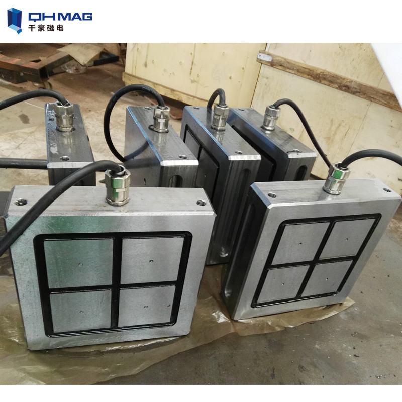 Fine Pole EDM Round Magnetic Chuck , NdFeB Workholding Magnet